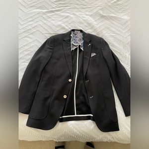 Blue Industry Sport Coat Waffle Jacket